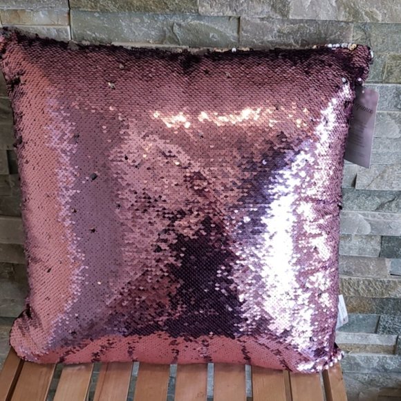 Millano Sparkling Sequined Pillow - Picture 2 of 5